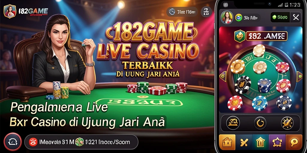 Gameplay Live Casino yang mendebarkan di 182GAME.