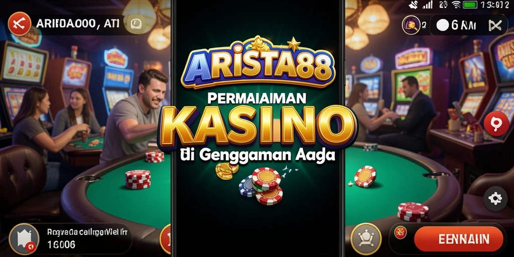 Tampilan screenshot ARISTA88 menampilkan aksi permainan Kasino yang seru.
