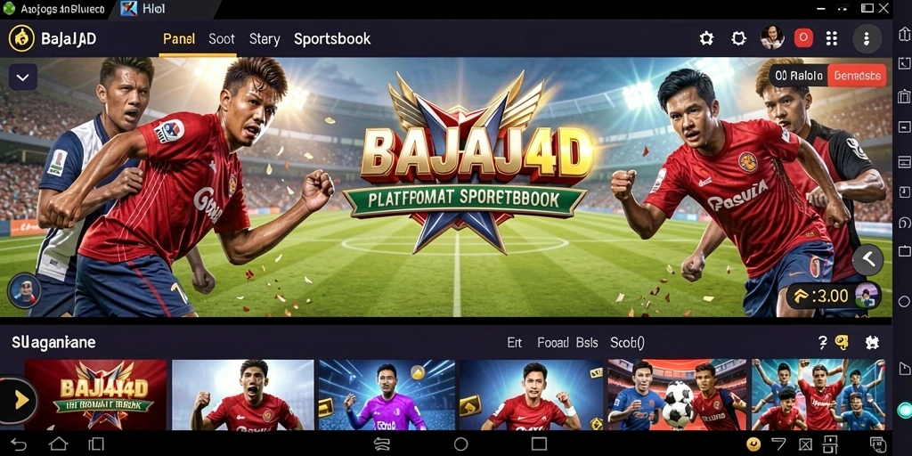 Tampilan menarik dari gameplay Sportsbook BAJAJ4D yang memukau.