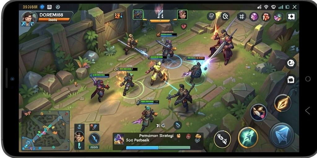 Tampilan gameplay DOREMI88 yang menarik dan mendebarkan.