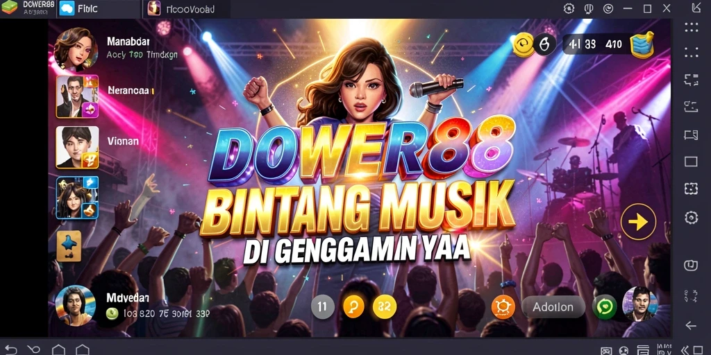 Tampilan gameplay DOWER88 yang menarik dan interaktif.
