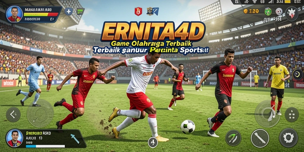 Tampilan gameplay yang menarik dan penuh aksi dalam ERNITA4D.