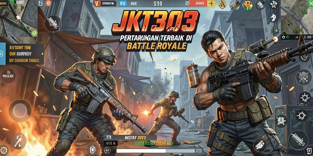 Tampilan seru pertempuran dalam JKT303 dengan grafis menakjubkan.