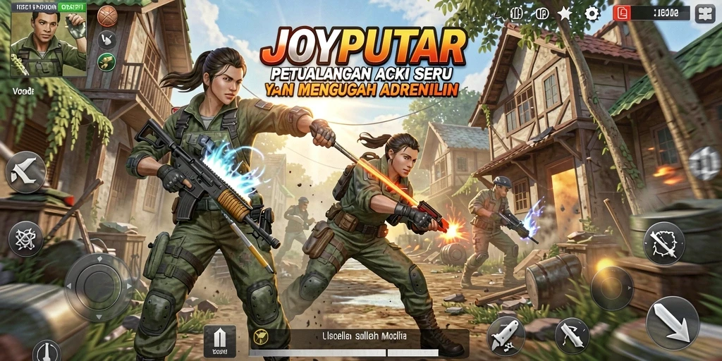 Tampilan gameplay seru di JOYPUTAR dengan aksi penuh tantangan.