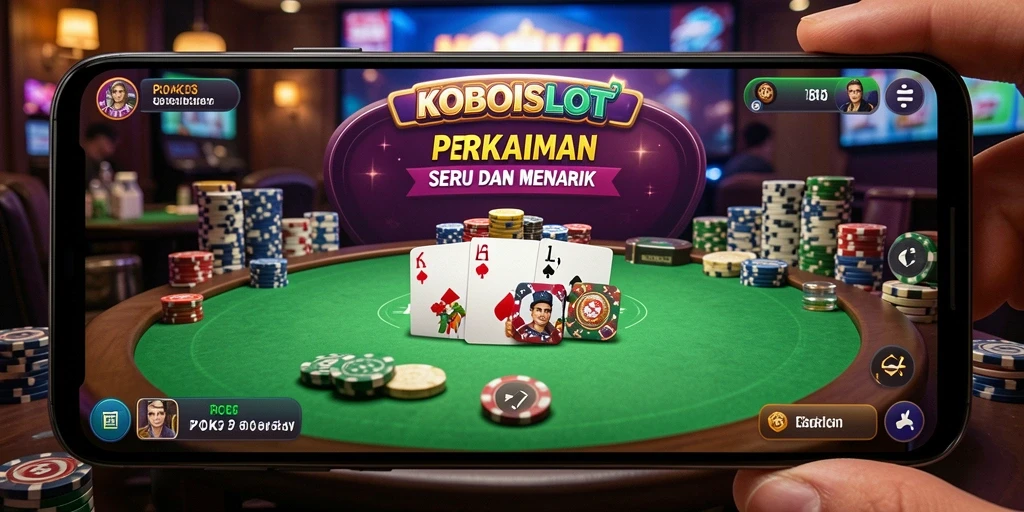 Gameplay menarik dan seru dari KOBOISLOT dengan tema Poker.