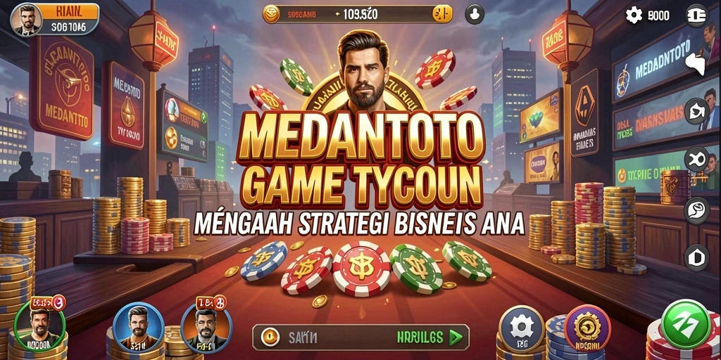 Tampilan strategi manajemen bisnis yang mendebarkan dalam MEDANTOTO.
