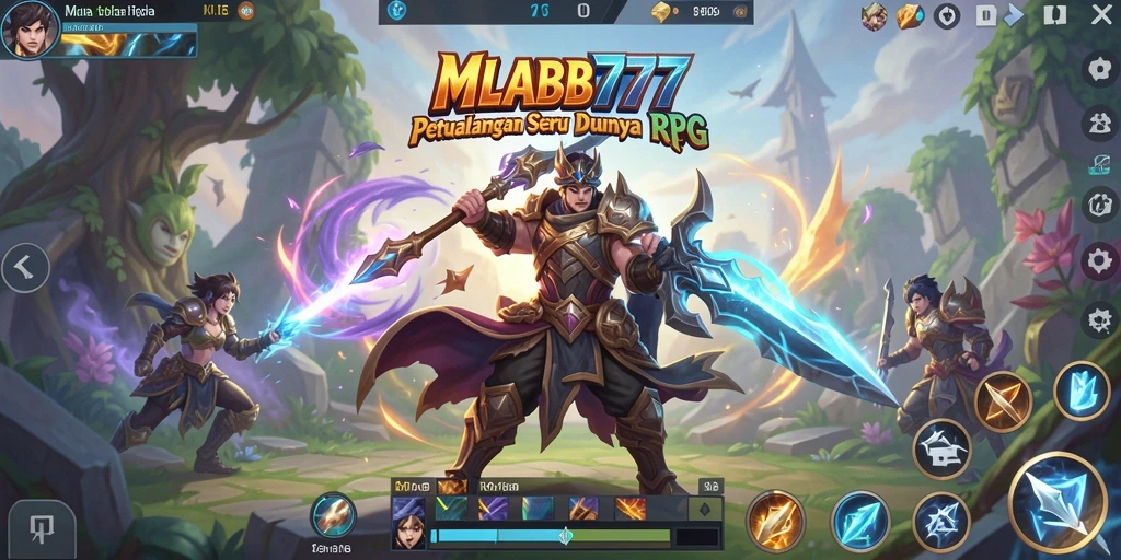 Tangkapan layar gameplay <strong>MLBB777</strong> menampilkan petualangan seru di dunia RPG.