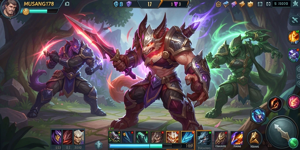 Gameplay seru dengan pertarungan taktis di MUSANG178.