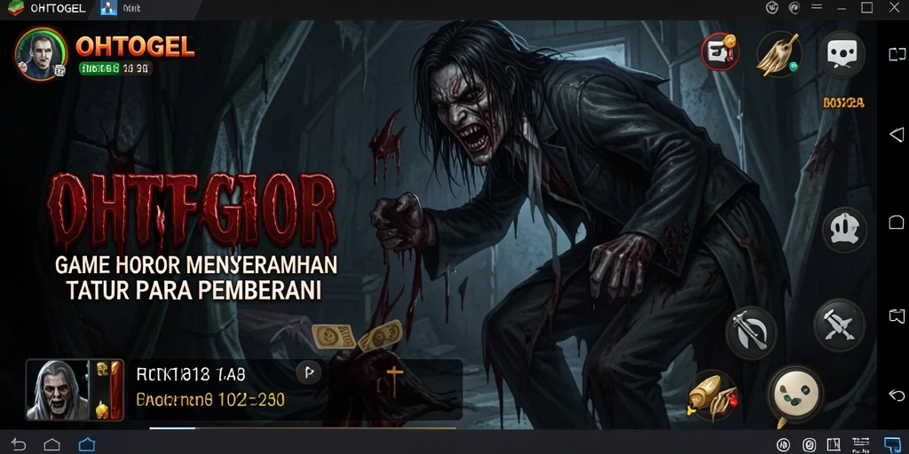 Tangkapan layar gameplay OHTOGEL yang menakutkan dan mendebarkan.