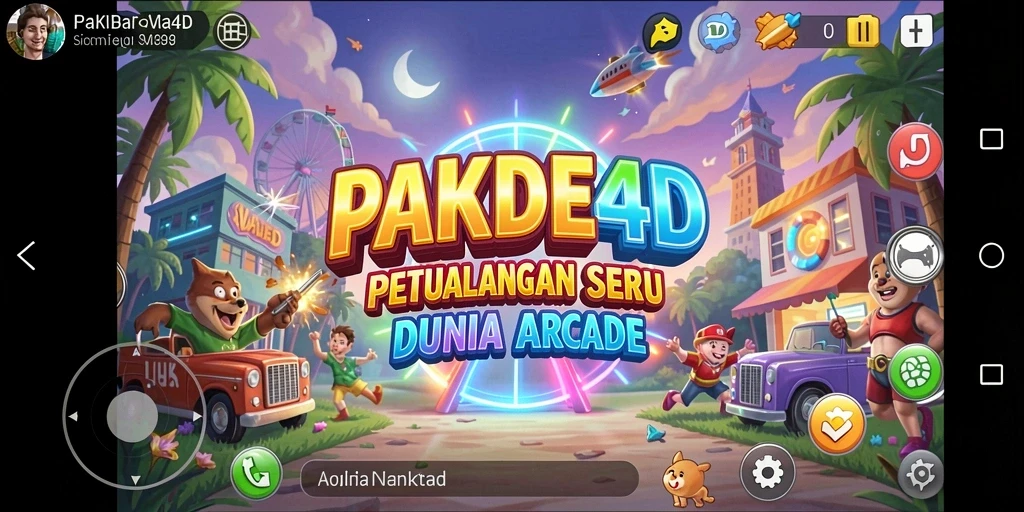 Screenshot permainan PAKDE4D yang penuh aksi dan keseruan.