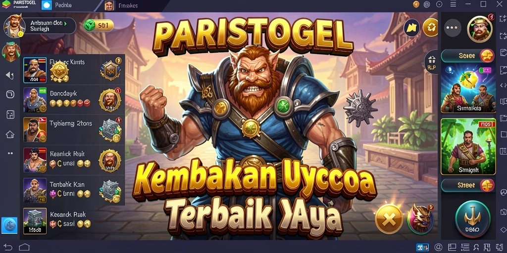 Tampilan gameplay seru dan interaktif di PARISTOGEL.