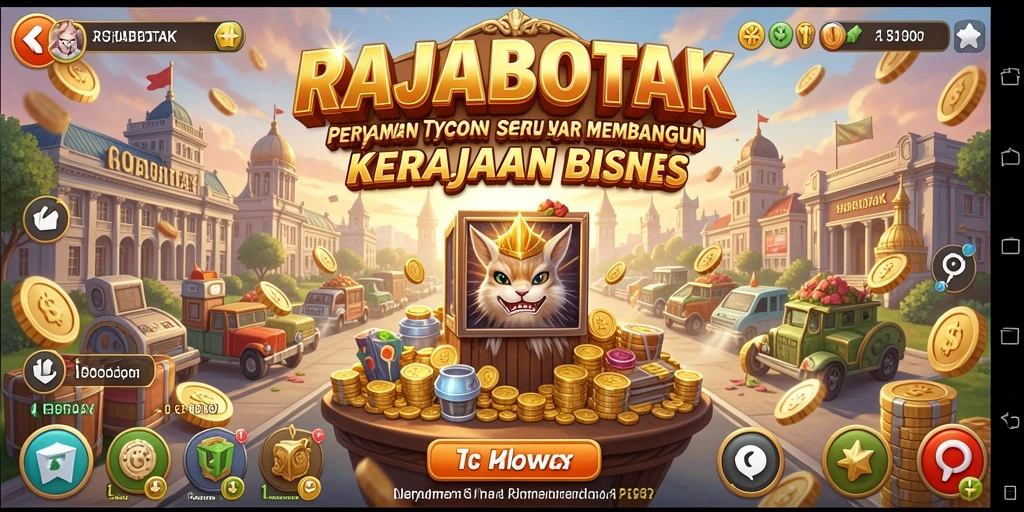 Tampilan gameplay RAJABOTAK yang menarik dan interaktif.