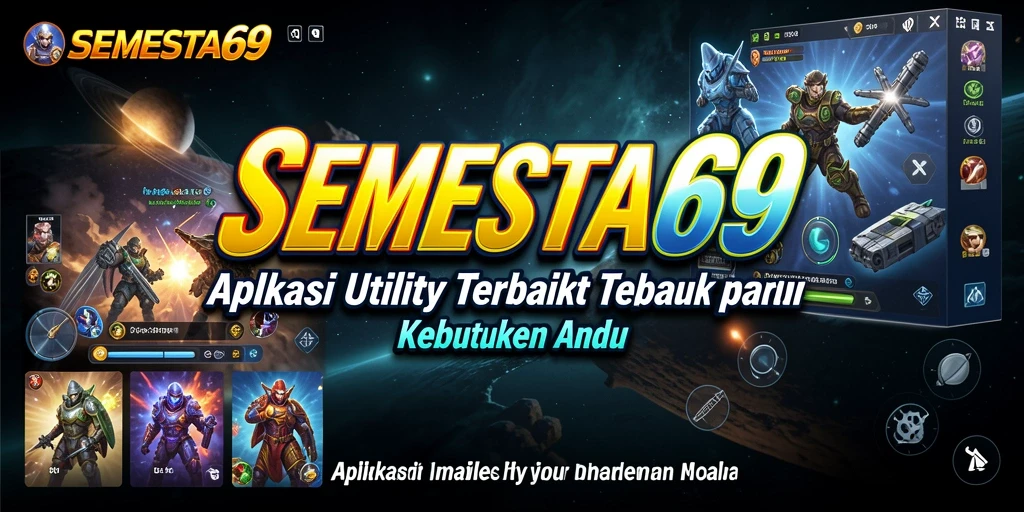 Tampilan antarmuka aplikasi SEMESTA69 yang sederhana dan fungsional.