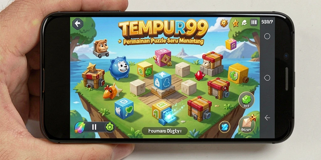 Gameplay TEMPUR99 yang memukau dengan teka-teki yang menantang.